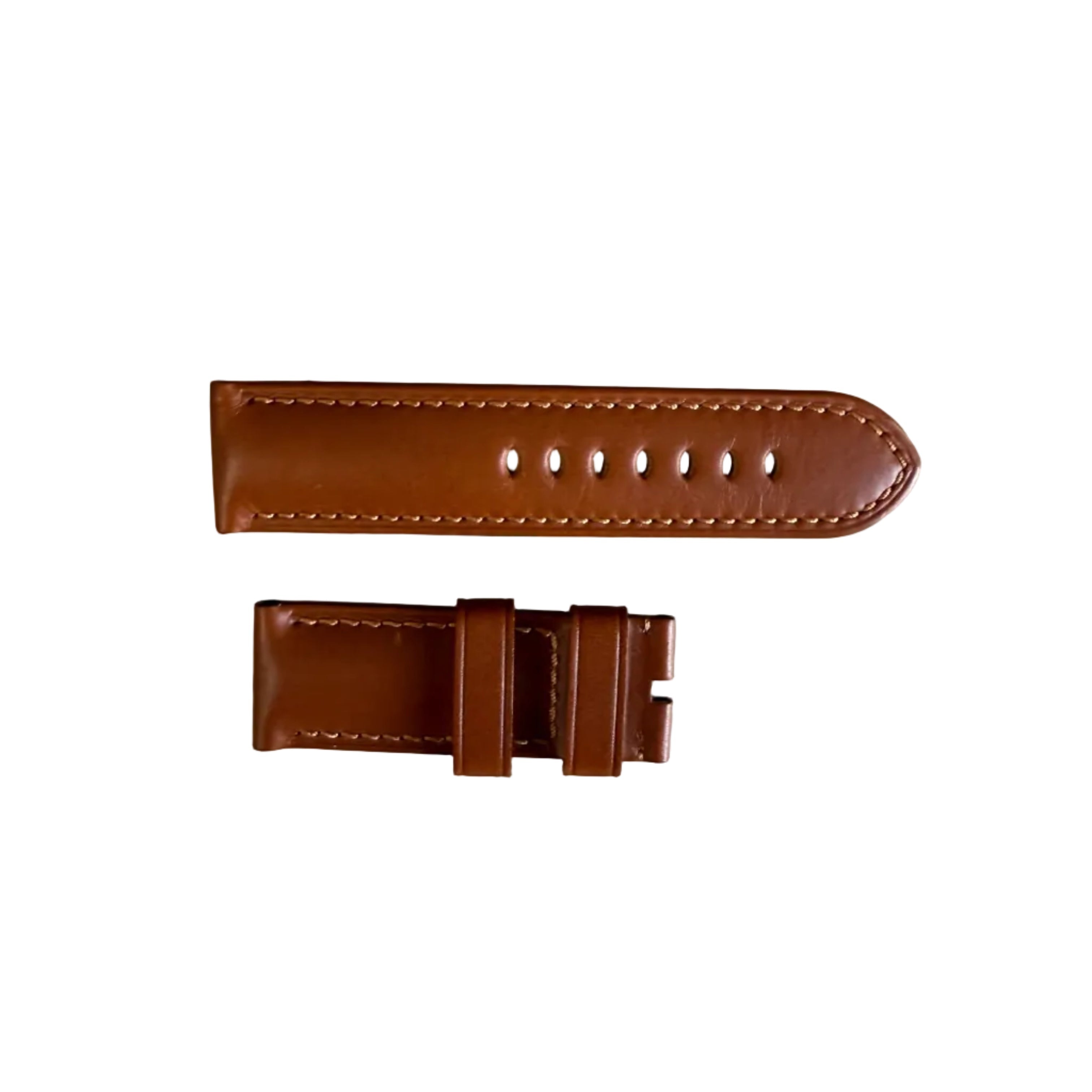 Authentic Panerai Brown Leather Watch Strap Band 26mm