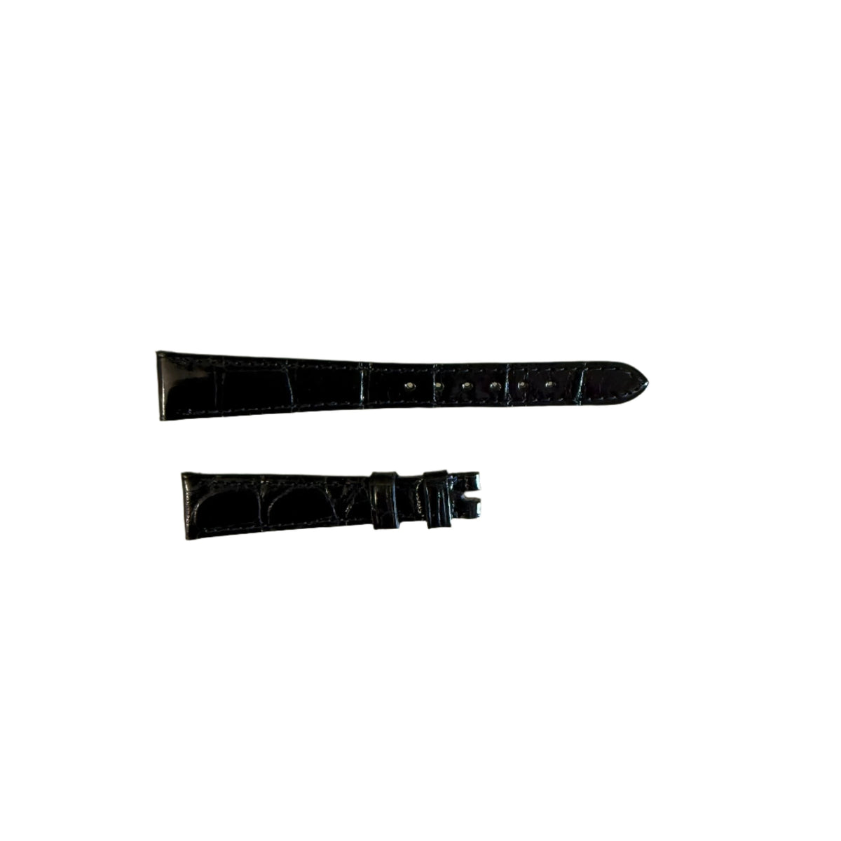 Authentic Patek Philippe Black Crocodile Watch Strap Band 15mm
