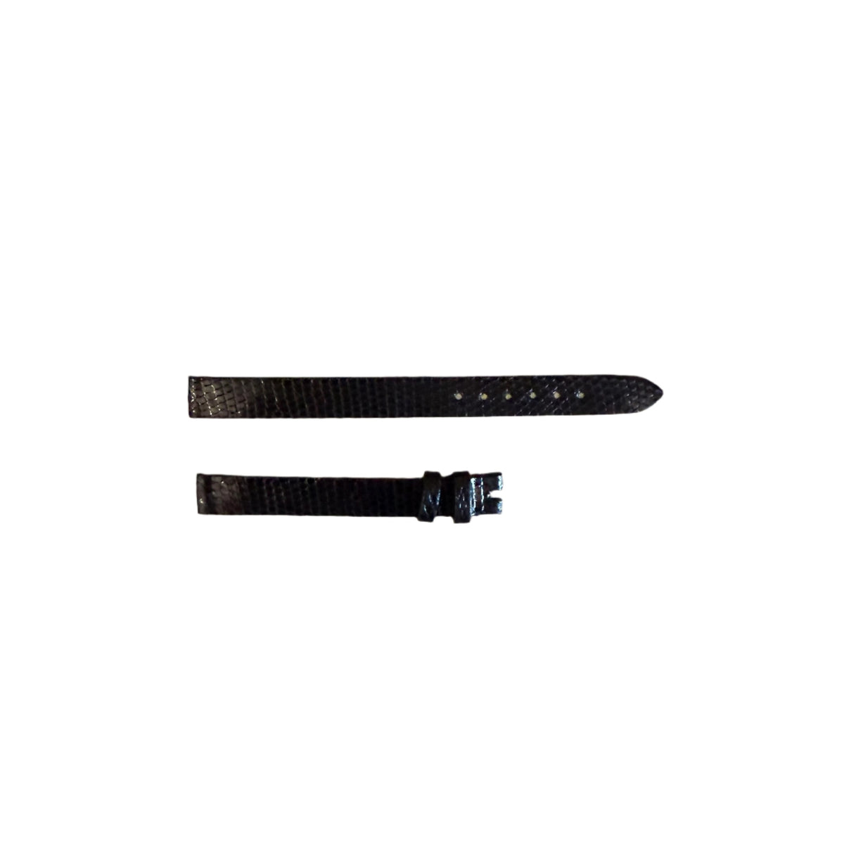 Authentic Patek Philippe Black Lizard Watch Strap Band 10mm