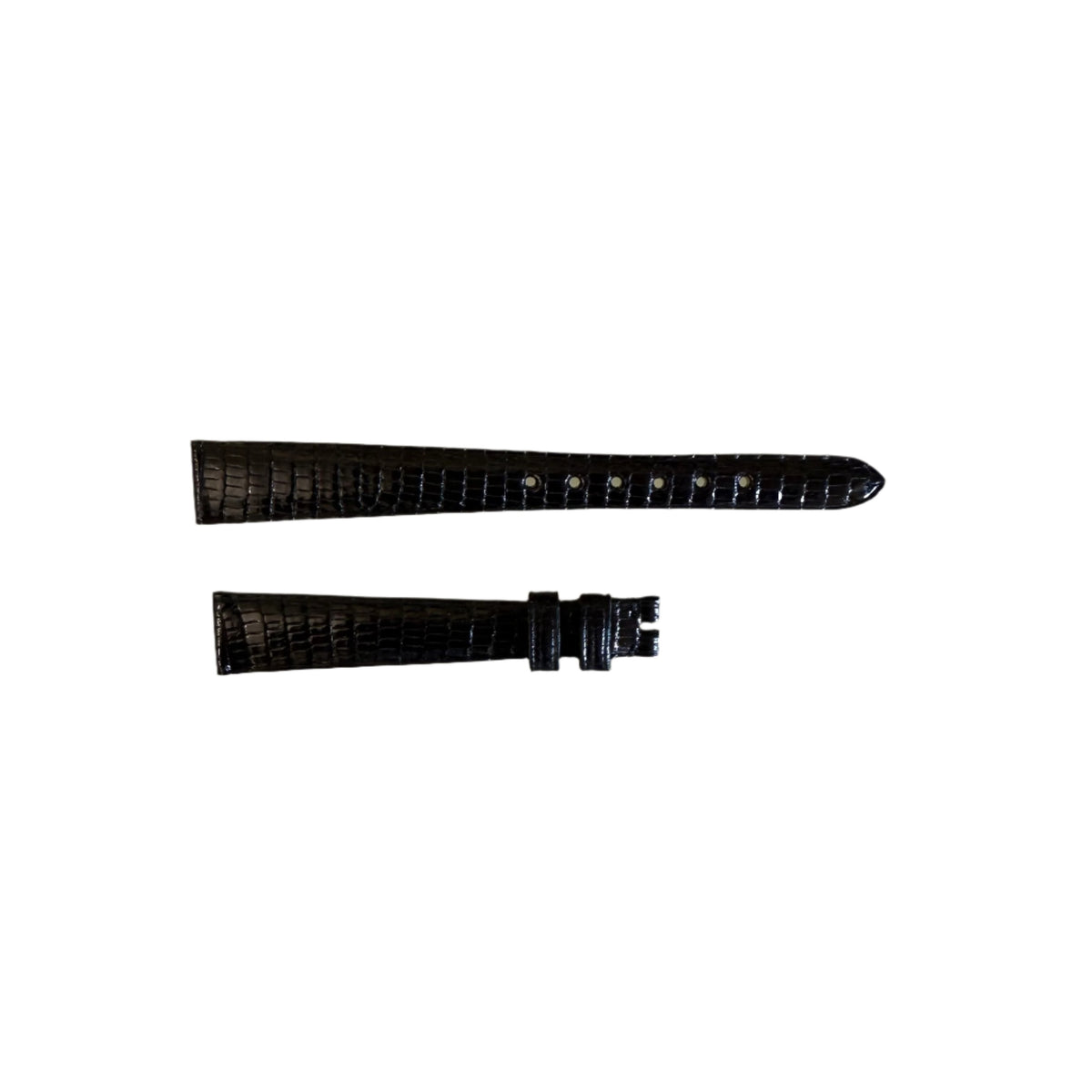 Authentic Patek Philippe Black Lizard Watch Strap Band 14mm x 10mm