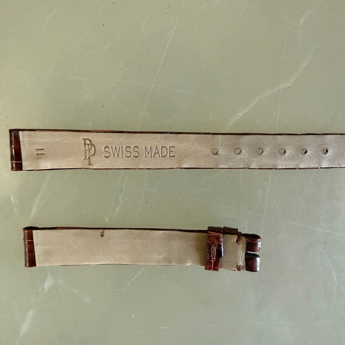 Authentic Patek Philippe Brown Alligator Watch Strap Band 11mm