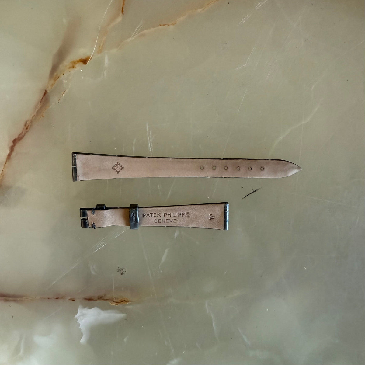 Authentic Patek Philippe Grey Alligator Watch Strap Band 14mm