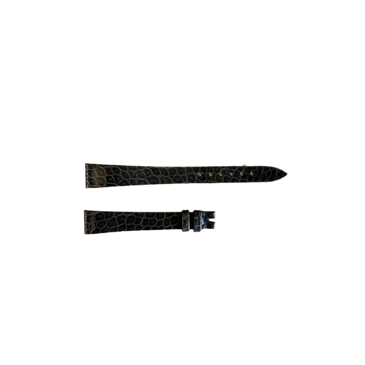 Authentic Patek Philippe Grey Crocodile Watch Strap Band 14mm
