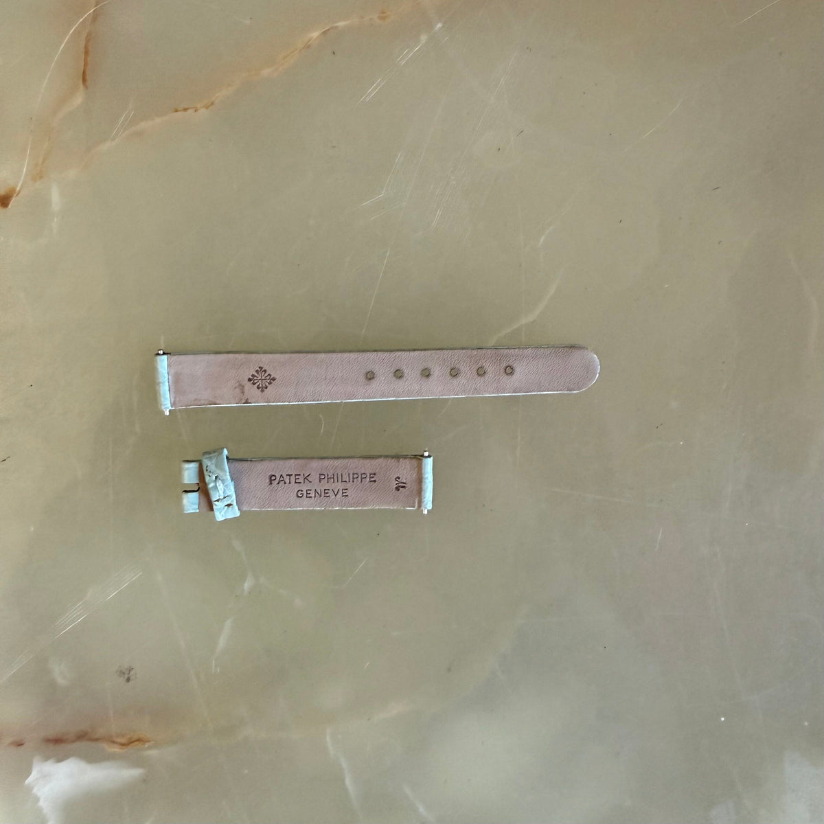Authentic Patek Philippe Light Blue Crocodile Watch Strap Band 12mm