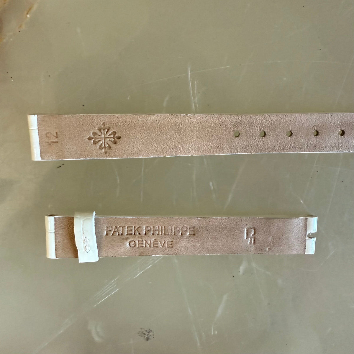 Authentic Patek Philippe White Alligator Watch Strap Band 12mm