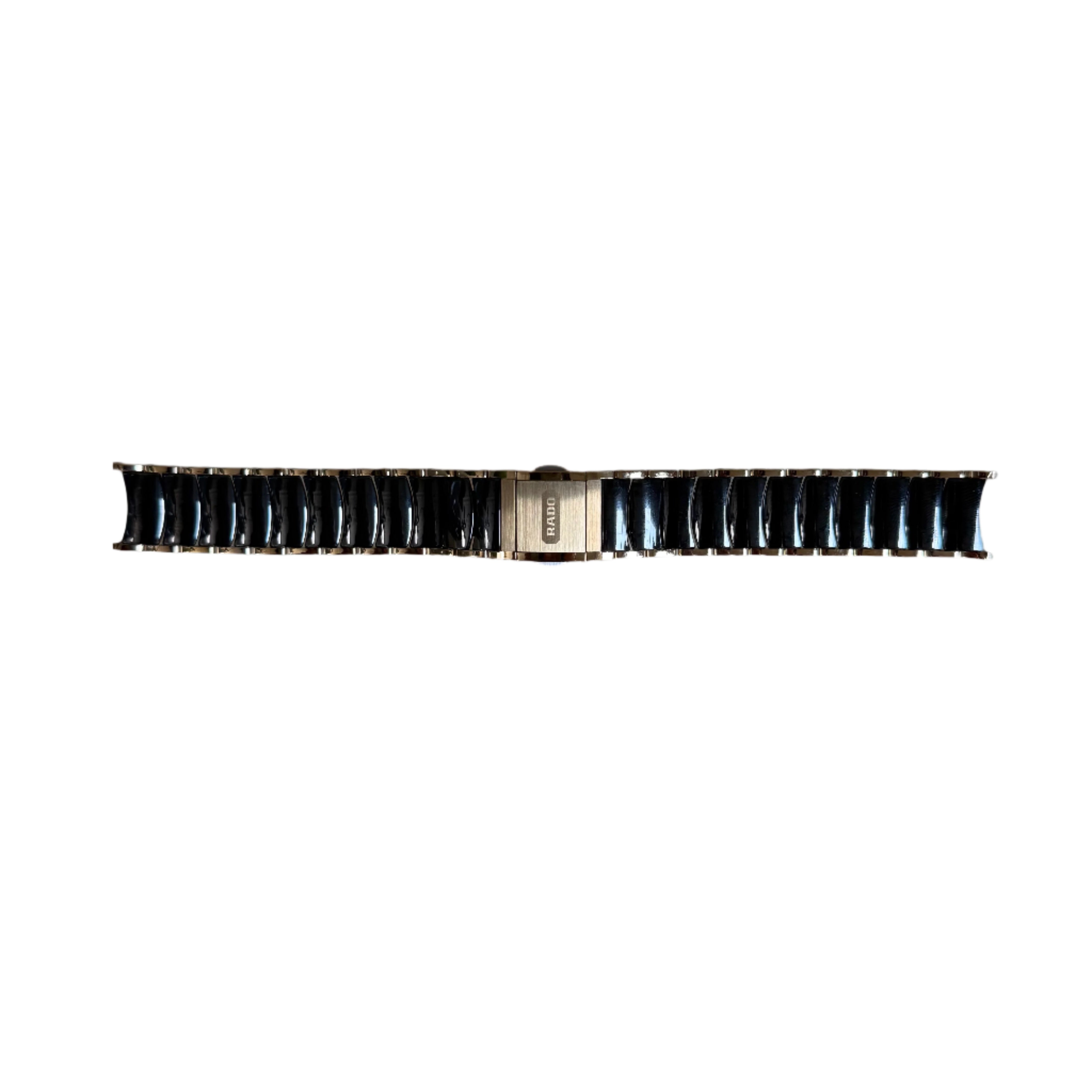 Authentic RADO Black High-Tech Ceramics Watch Bracelet 19mm 04419