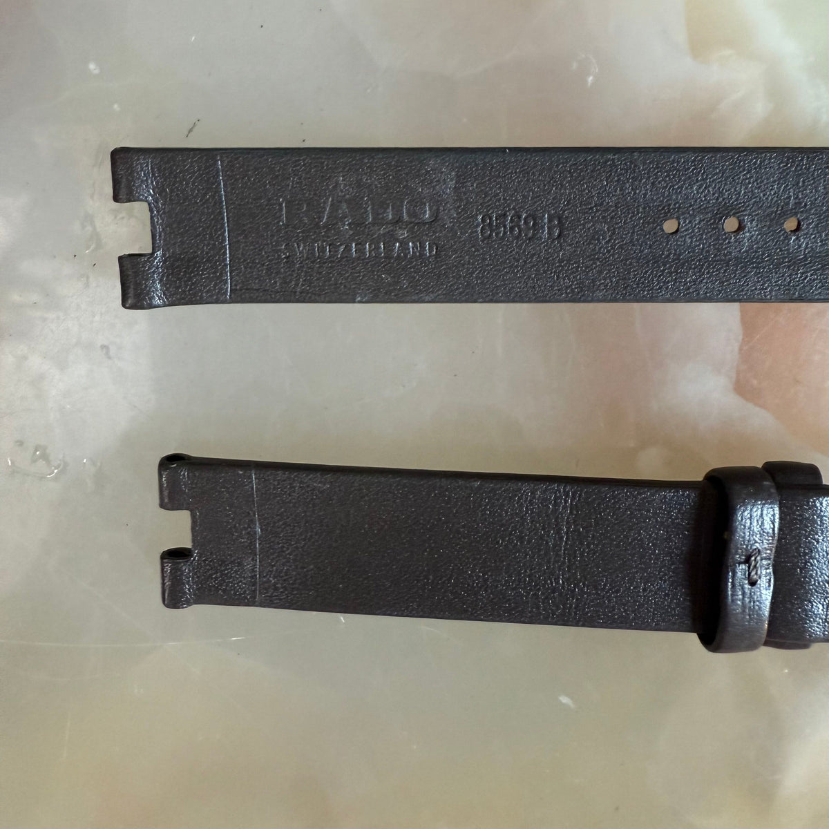 Authentic RADO Brown Leather Watch Strap Band 16mm with Buckle 8569-B