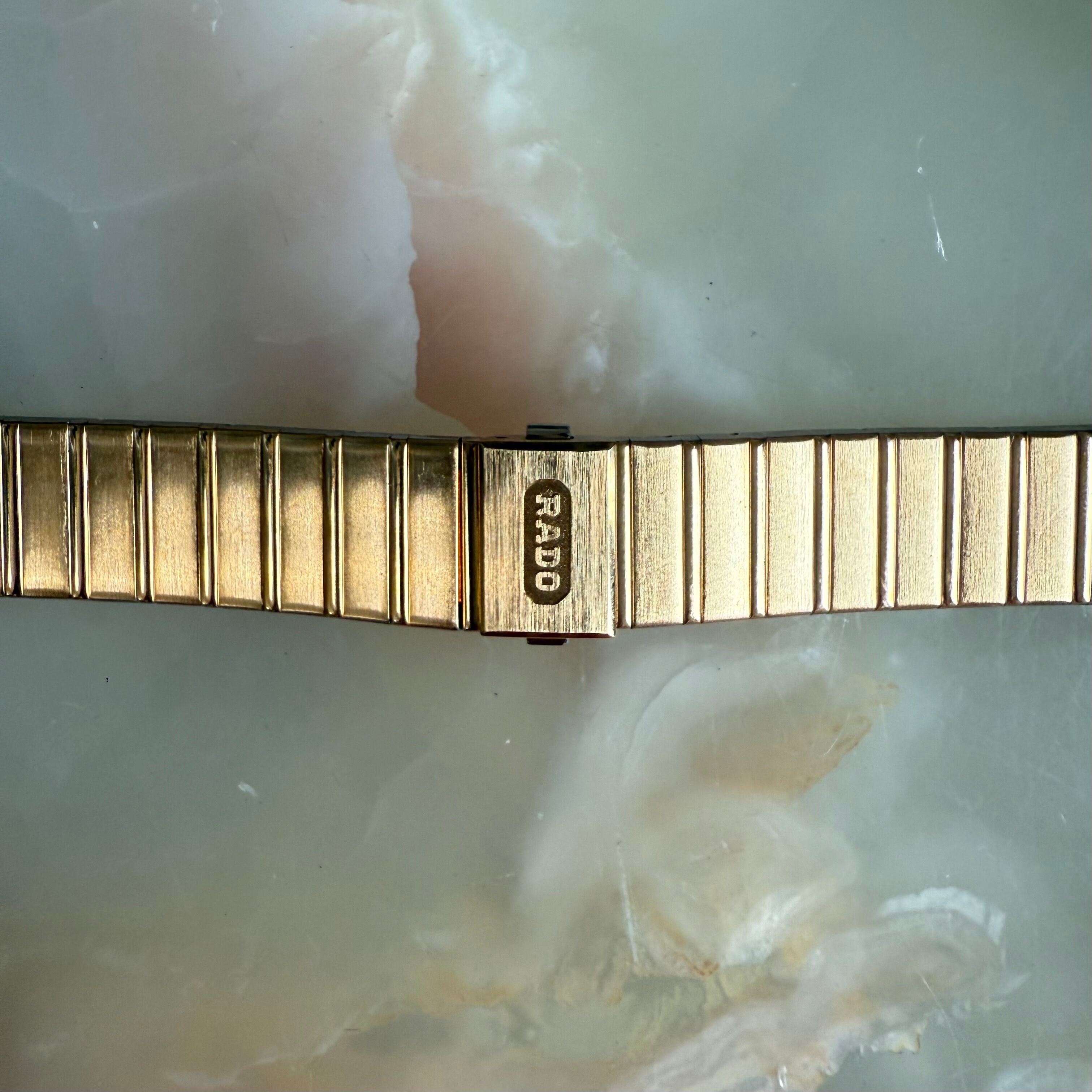 Authentic RADO Gold Steel Watch Bracelet 21mm 04857