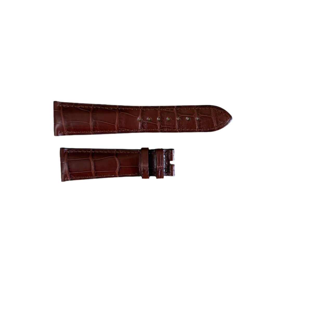 Authentic TAG Heuer Monaco Brown Leather Watch Strap Band 22mm FC8147