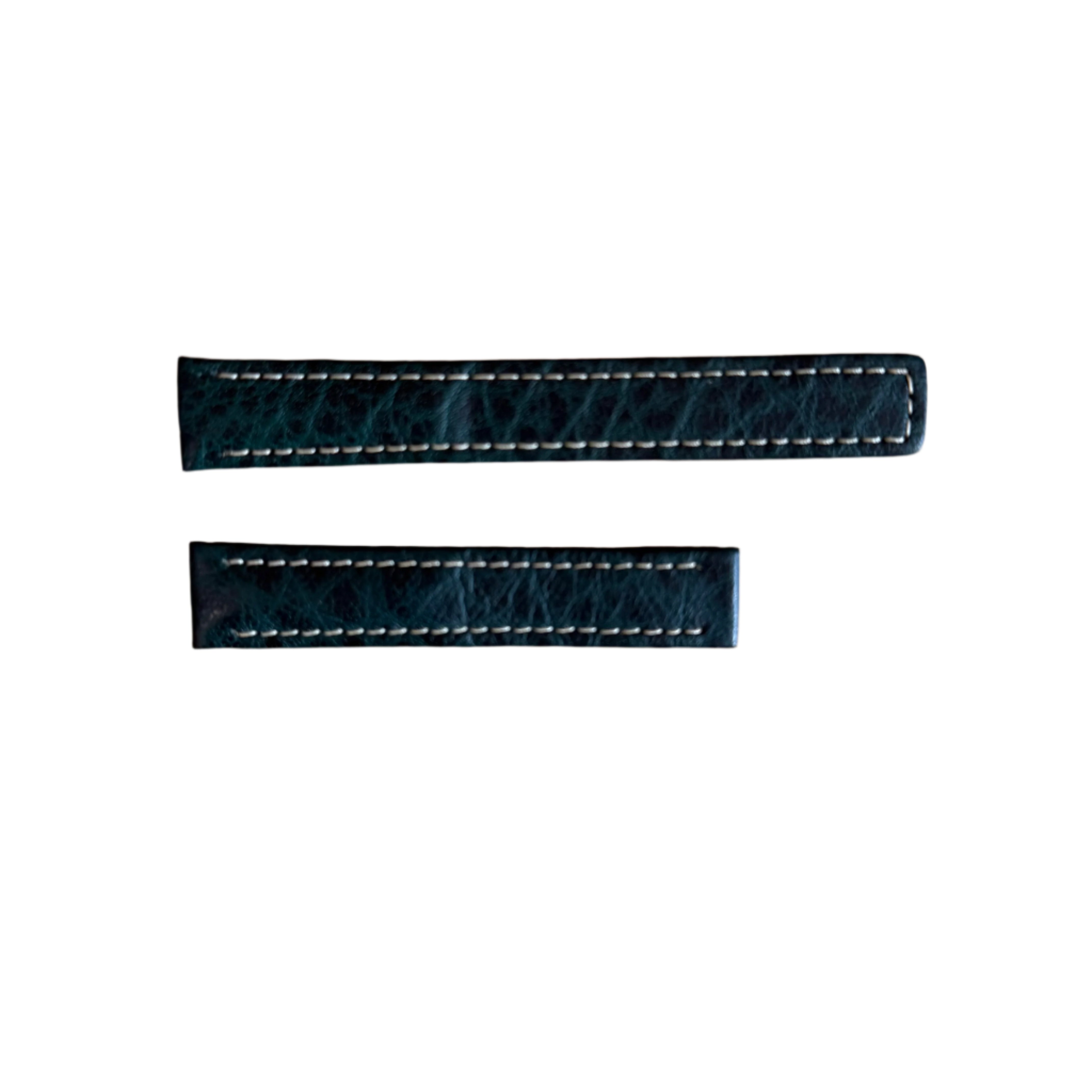 Authentic TAG Heuer Green Genuine Leather Watch Strap Band 15mm
