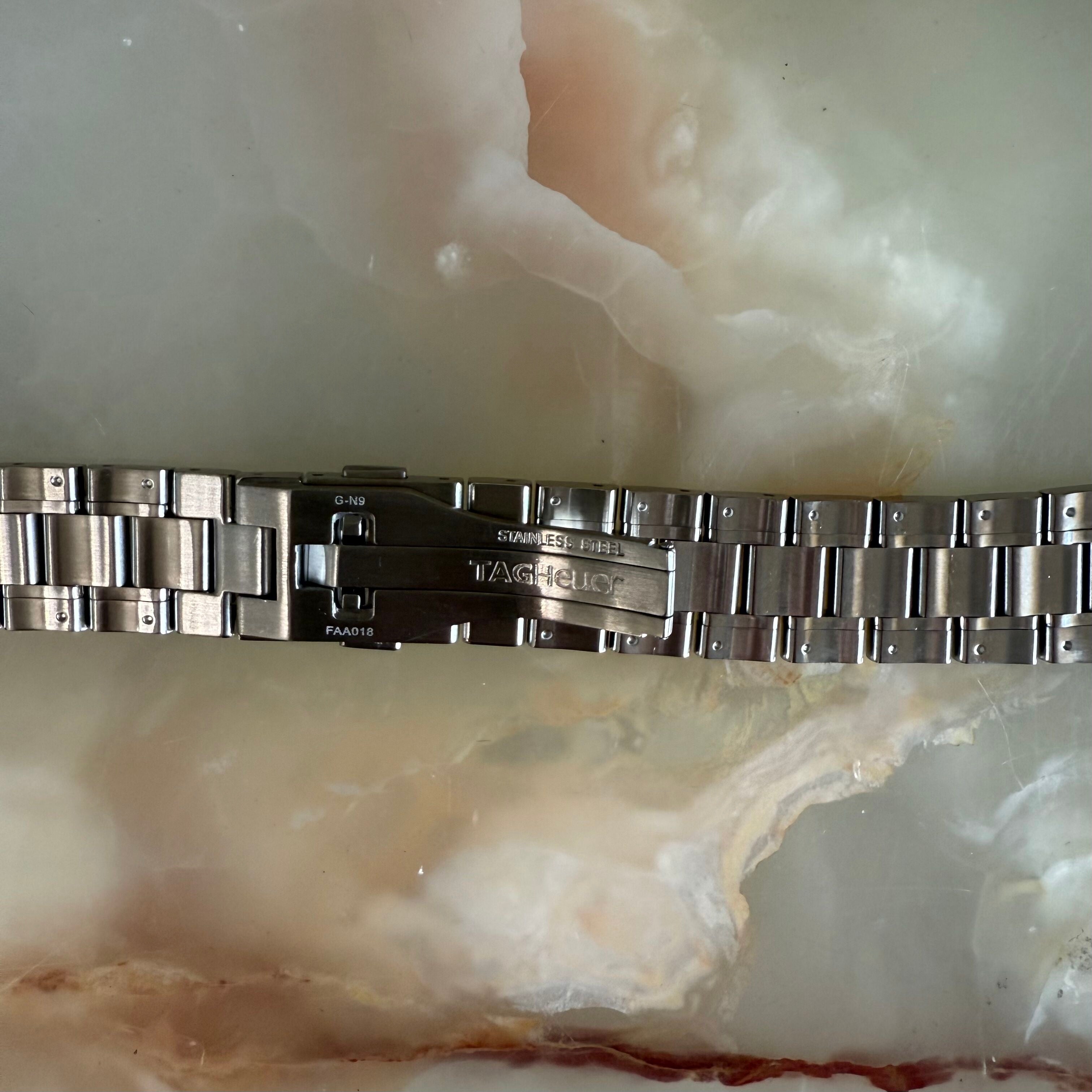 Authentic TAGHeuer Stainless Steel Watch Bracelet 20mm FAA018