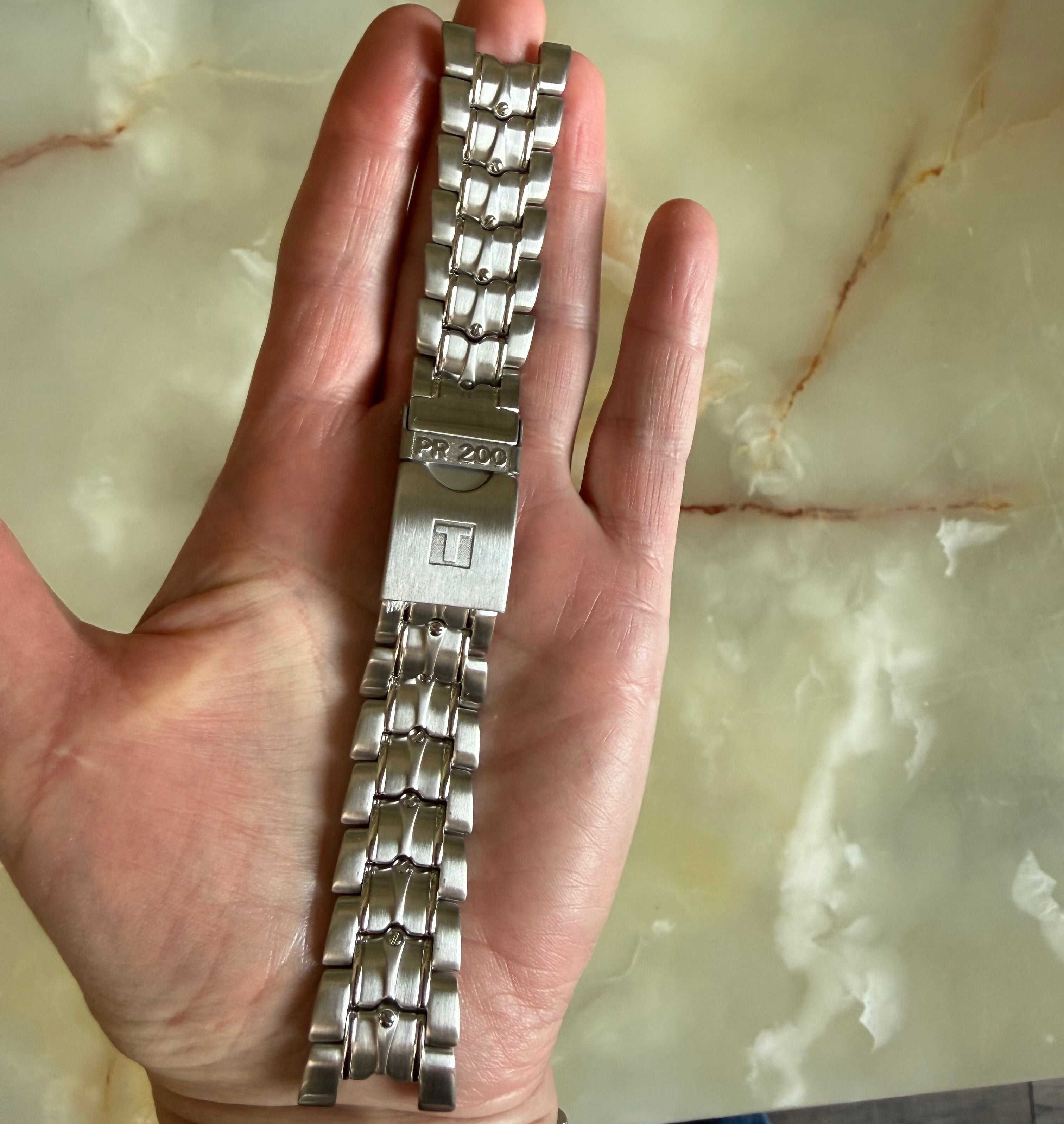 Authentic Tissot Steel Watch Bracelet 22.5mm PR200