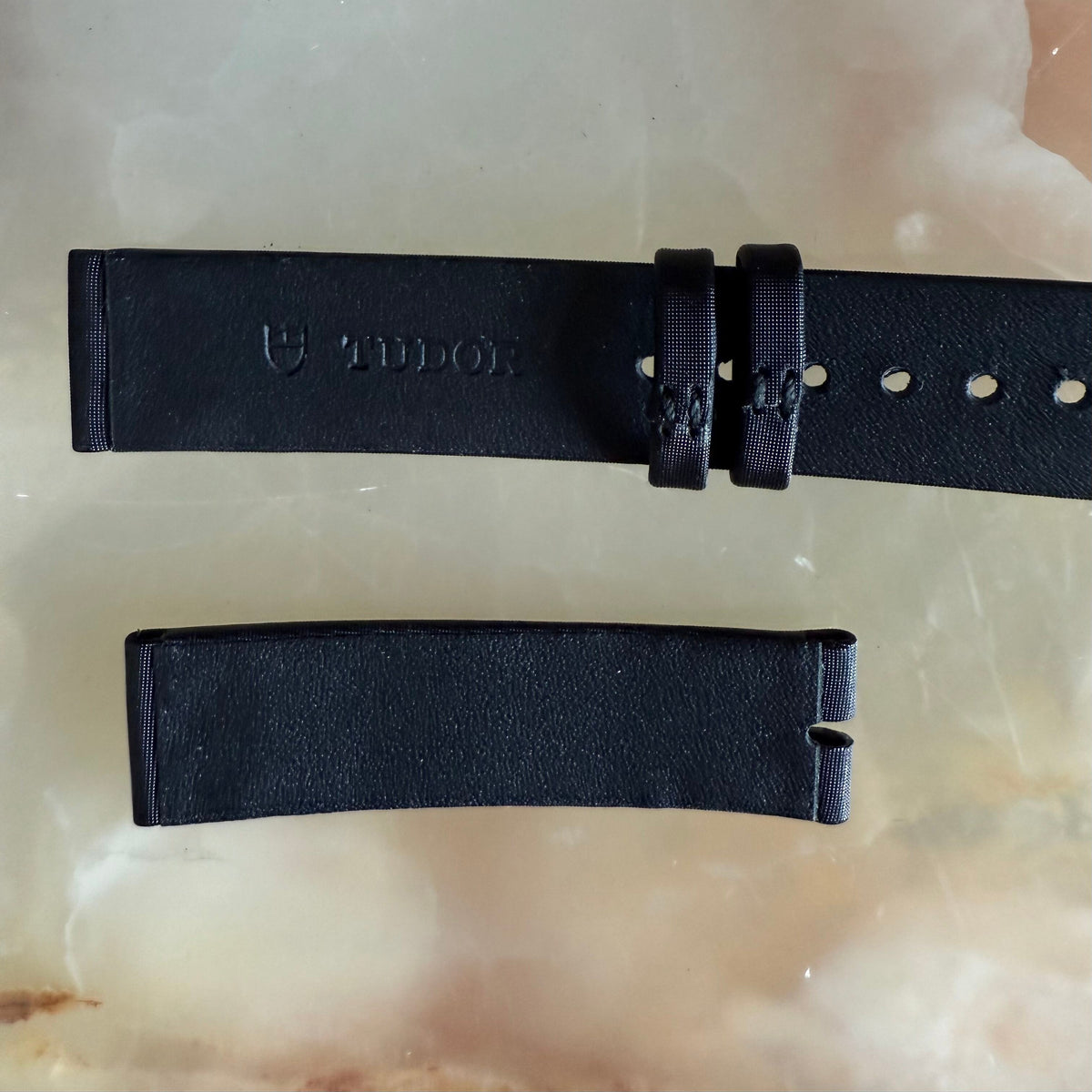 Authentic Tudor Black Satin Watch Strap Band 16mm 220-607