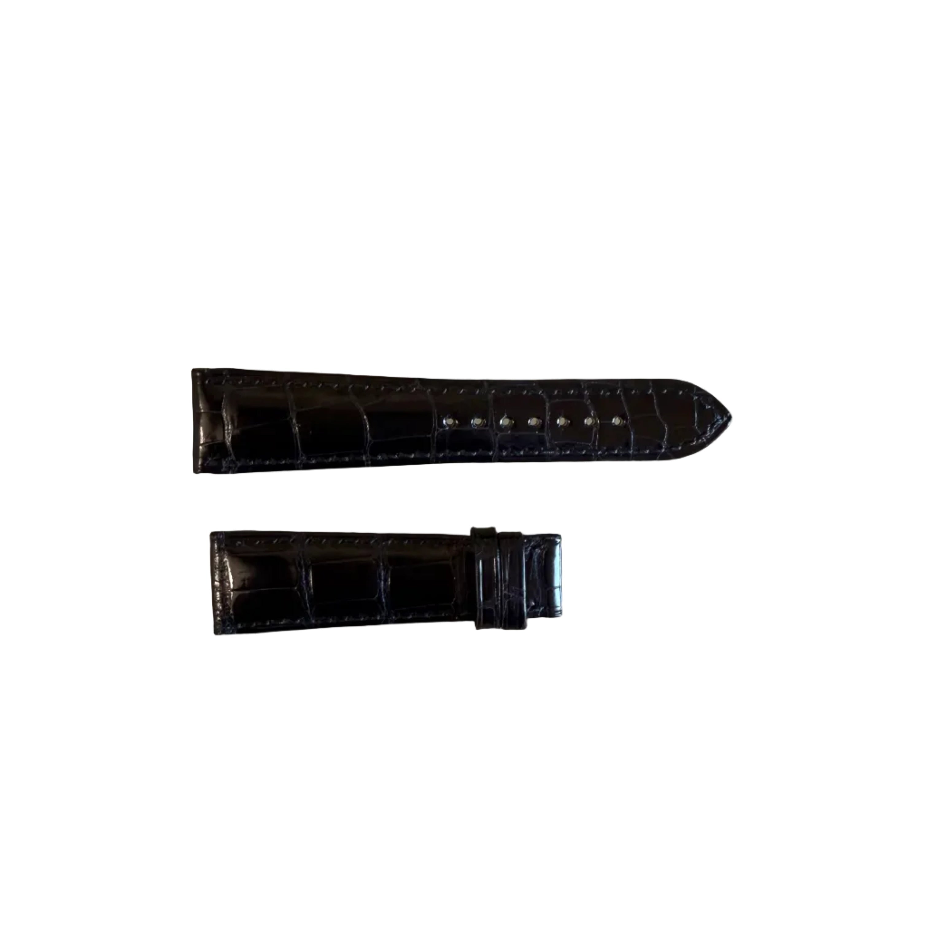 Authentic Zenith Black Alligator Watch Strap Band 22mm 22-493