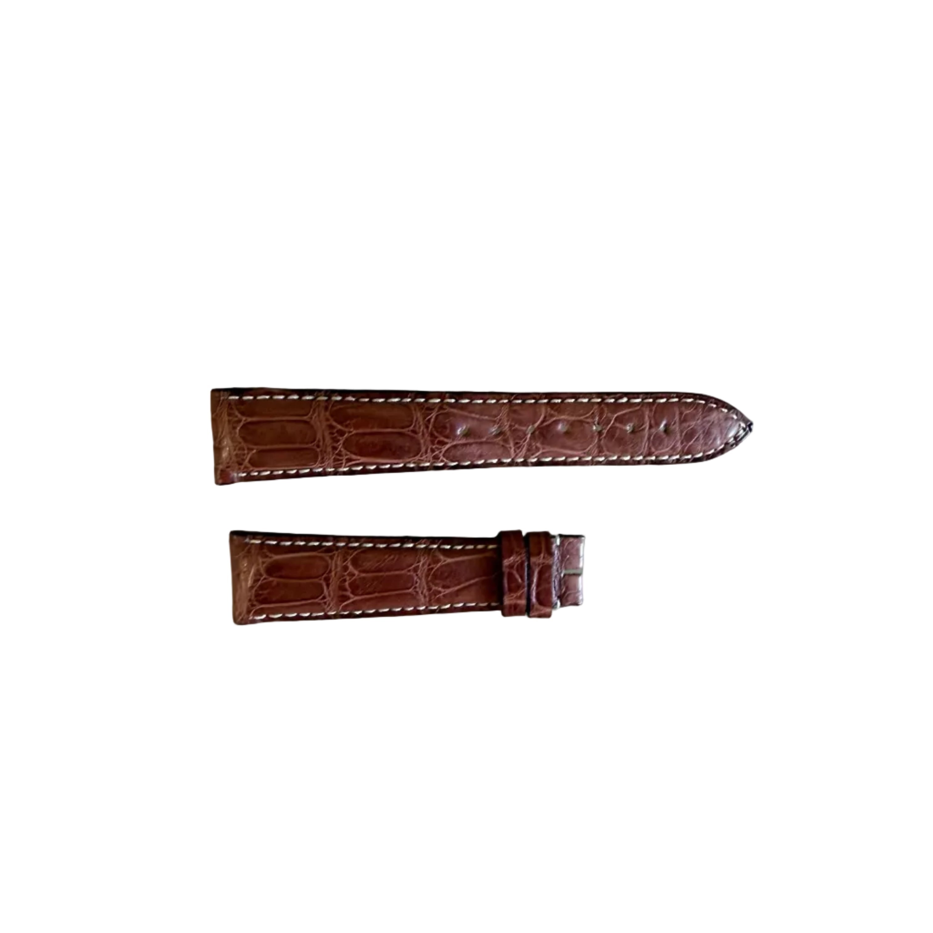 Authentic Zenith Brown Alligator Watch Strap Band 20mm 20-465