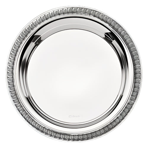 Christofle Malmaison Silver Plated Bottle Coaster