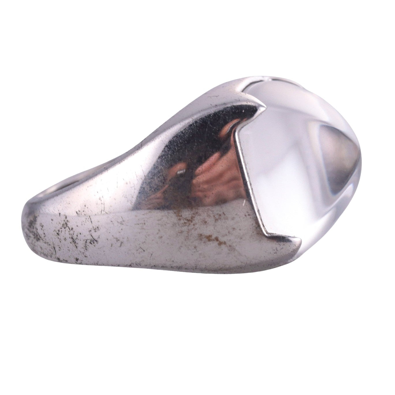 Baccarat Jewelry Sterling Silver Crystal Ring
