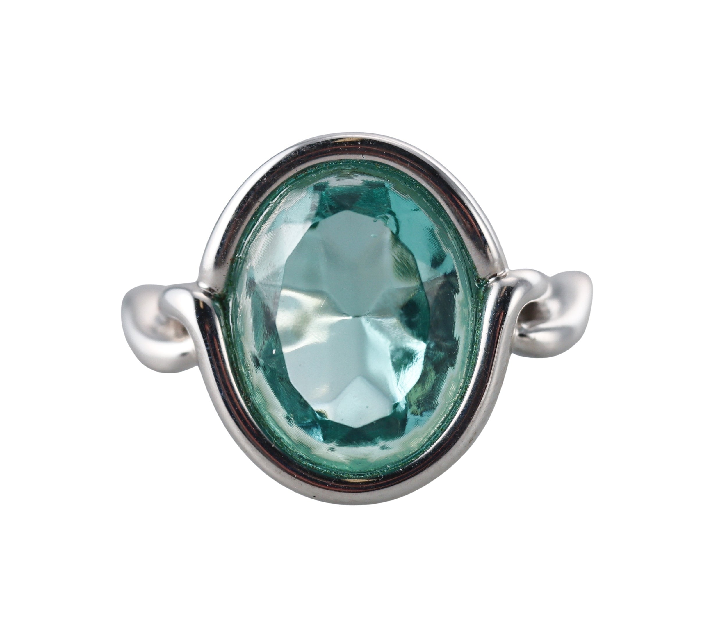 Baccarat Crystal Marie-Helene De Taillac Sterling Silver Turquoise Ring 2812918