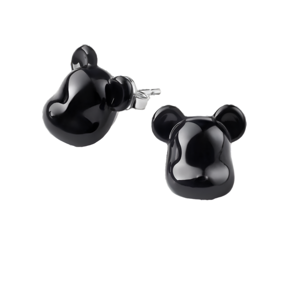 Baccarat Crystal Be@rbrick Earrings 2814122/23/24