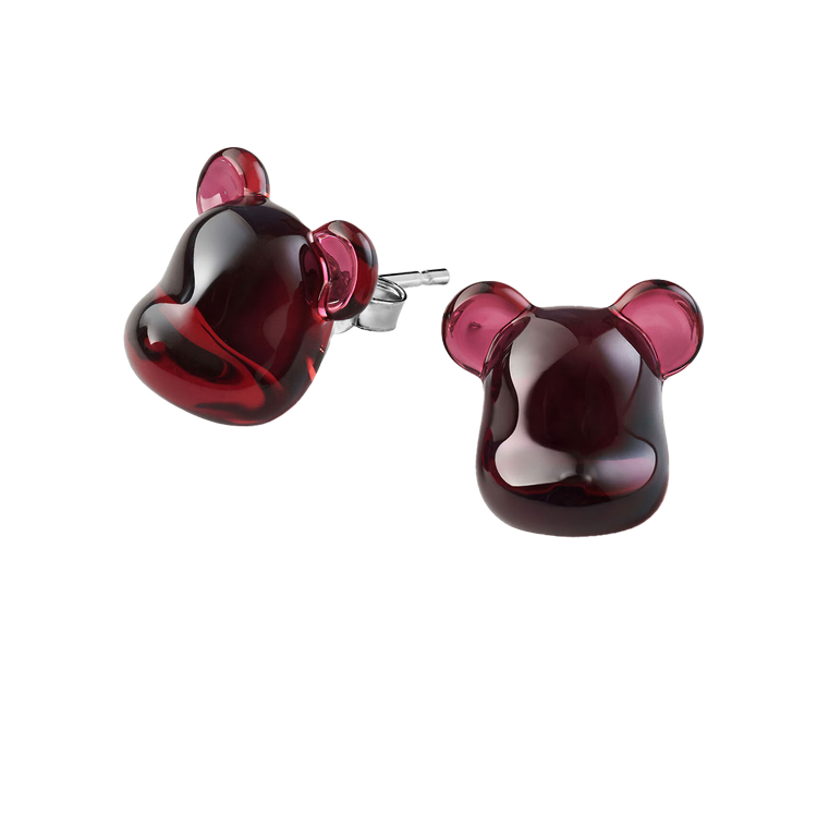 Baccarat Crystal Be@rbrick Earrings 2814122/23/24