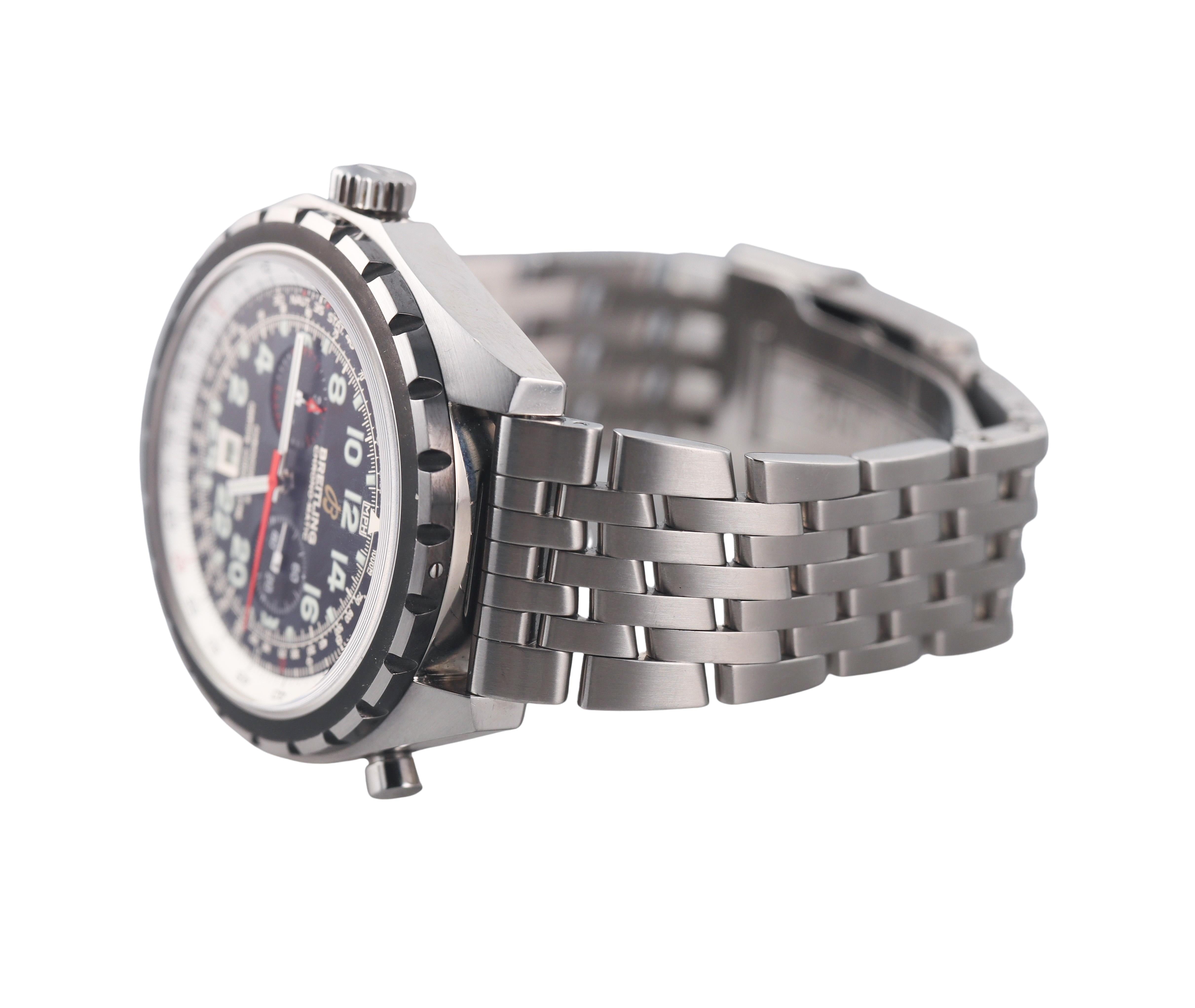 Breitling Chrono-Matic 49 Steel Automatic Chronograph Watch A22360