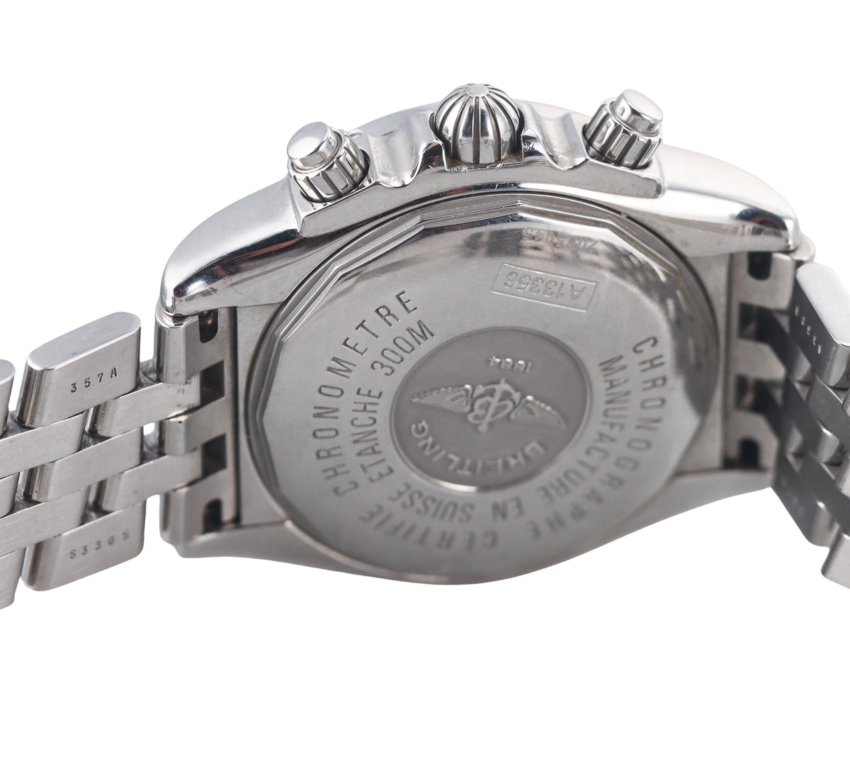 Breitling Chronomat Steel Automatic White Dial Watch A13356