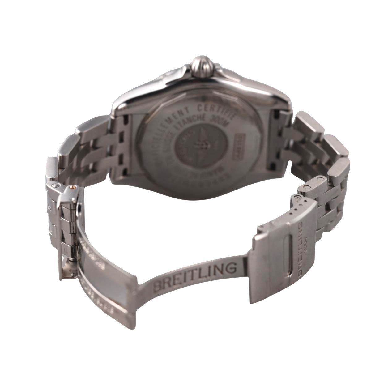 Breitling Galactic MOP Diamond Steel Automatic Watch A49350