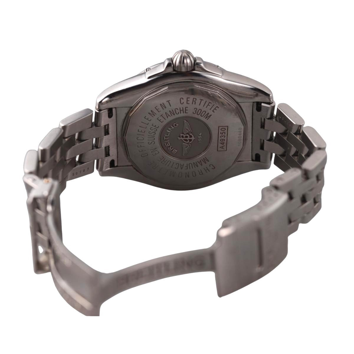 Breitling Galactic MOP Diamond Steel Automatic Watch A49350