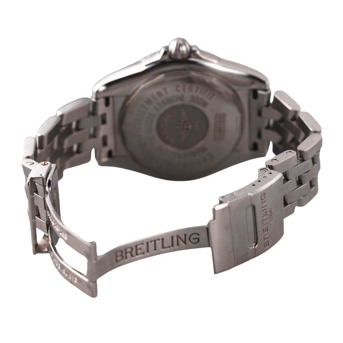 Breitling Galactic MOP Diamond Steel Automatic Watch A49350