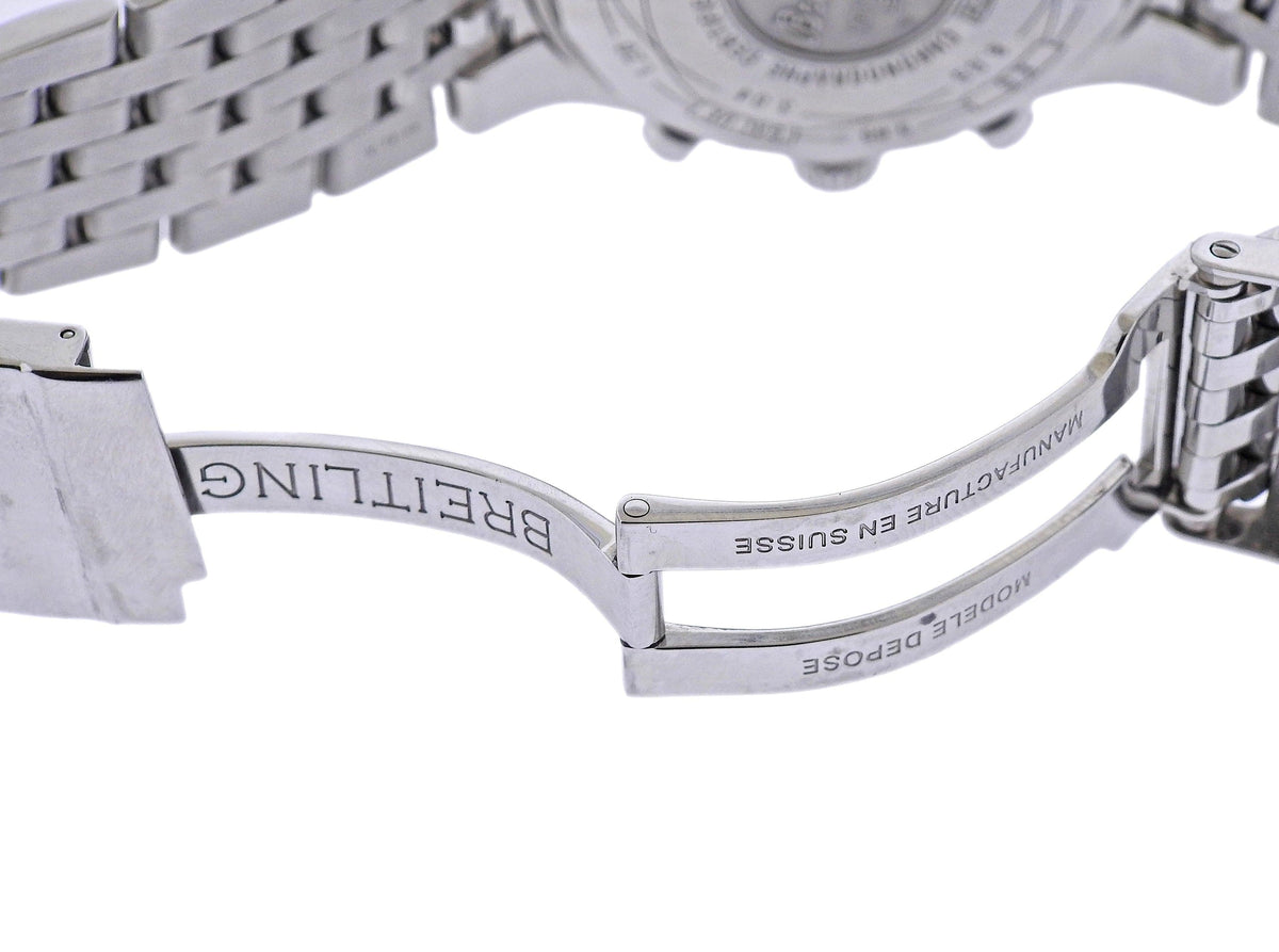 Breitling Montbrillant Legende Chronograph Automatic Stainless Steel Watch A2334