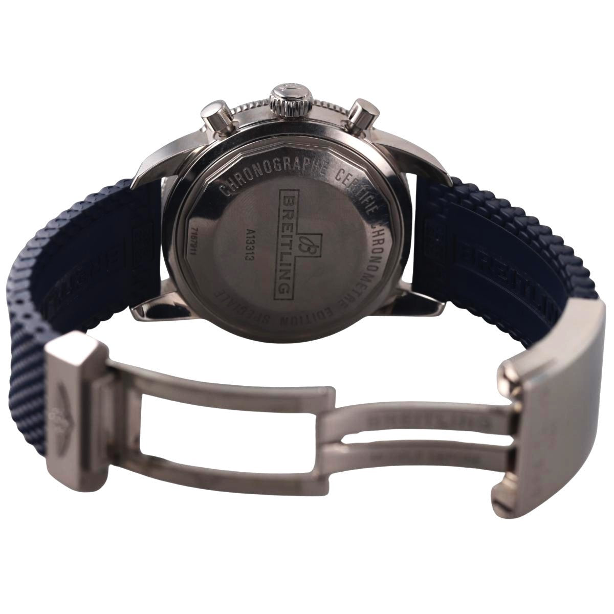 Breitling Superocean Heritage Chronograph Blue 44 Day Date Watch A13313