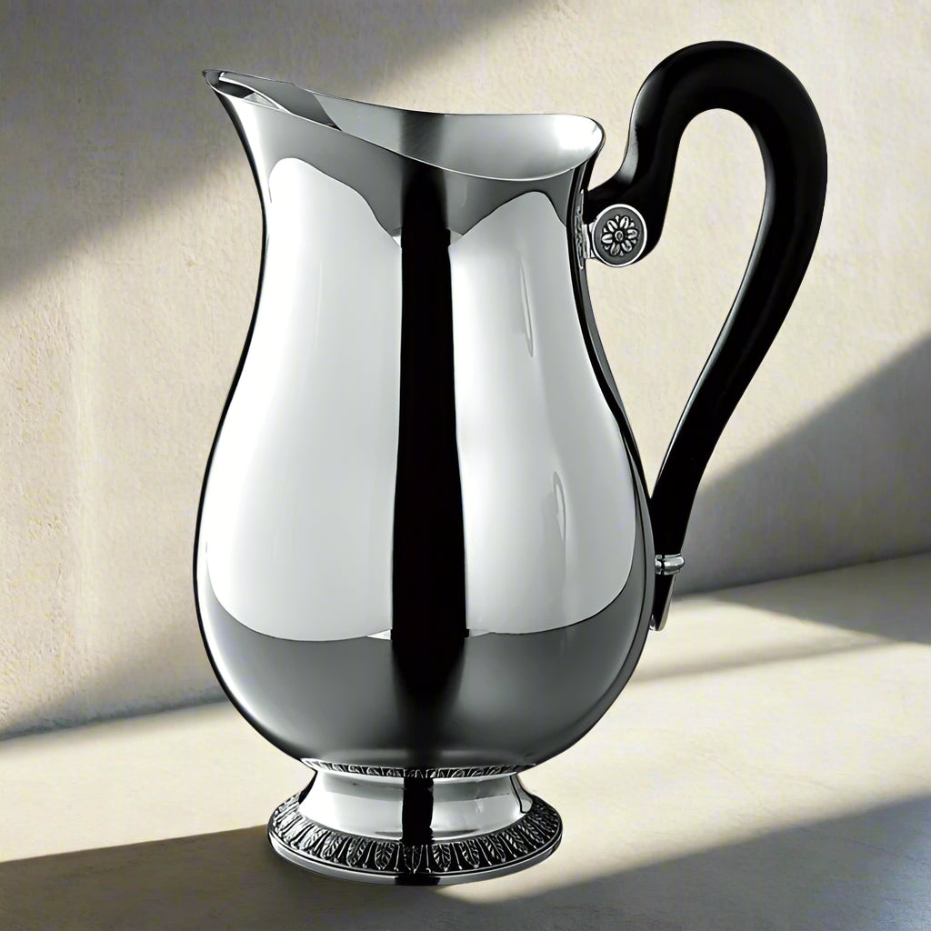 Christofle Malmaison Silver Plated Water Pitcher B04235010