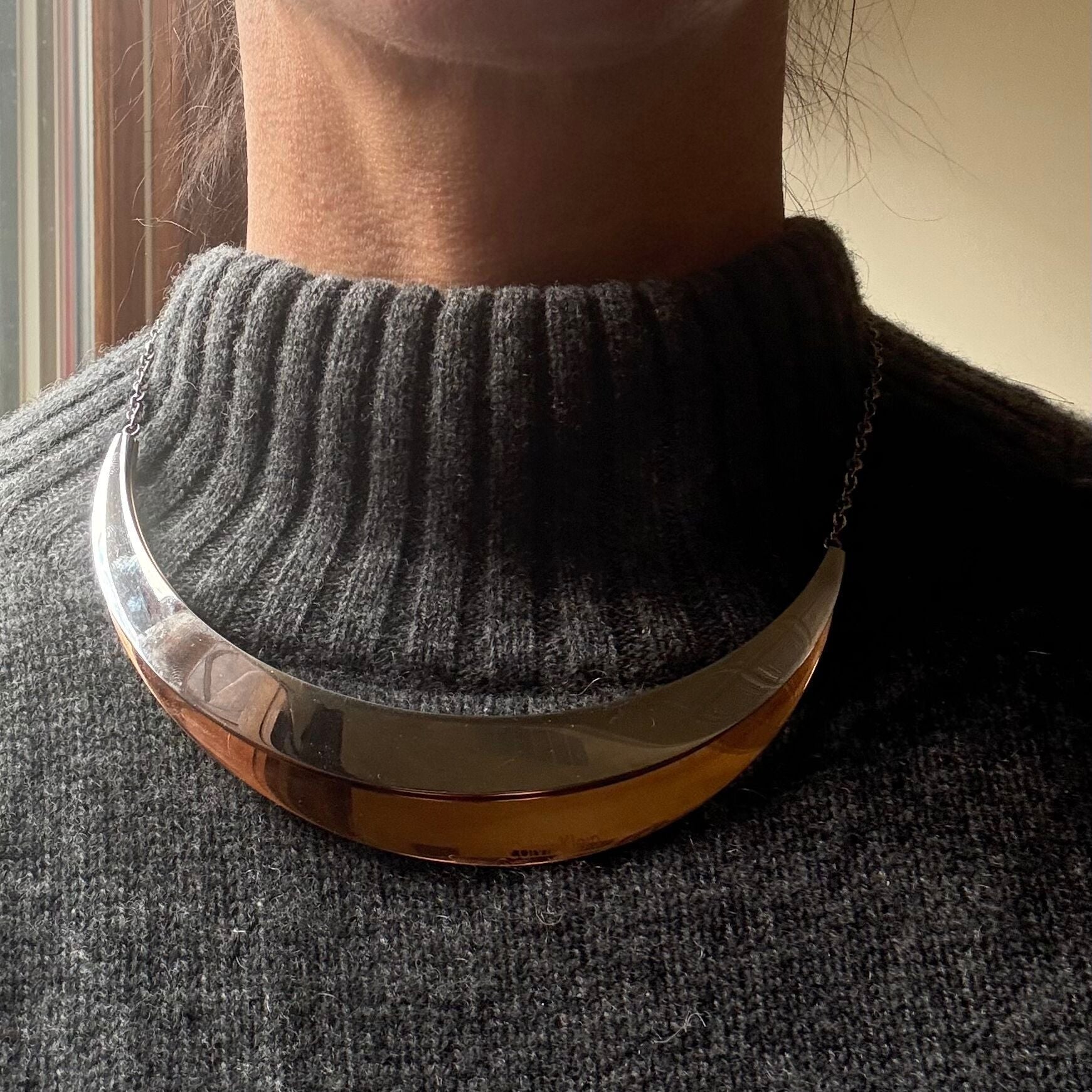Calvin Klein Breathe Two-Tone Necklace