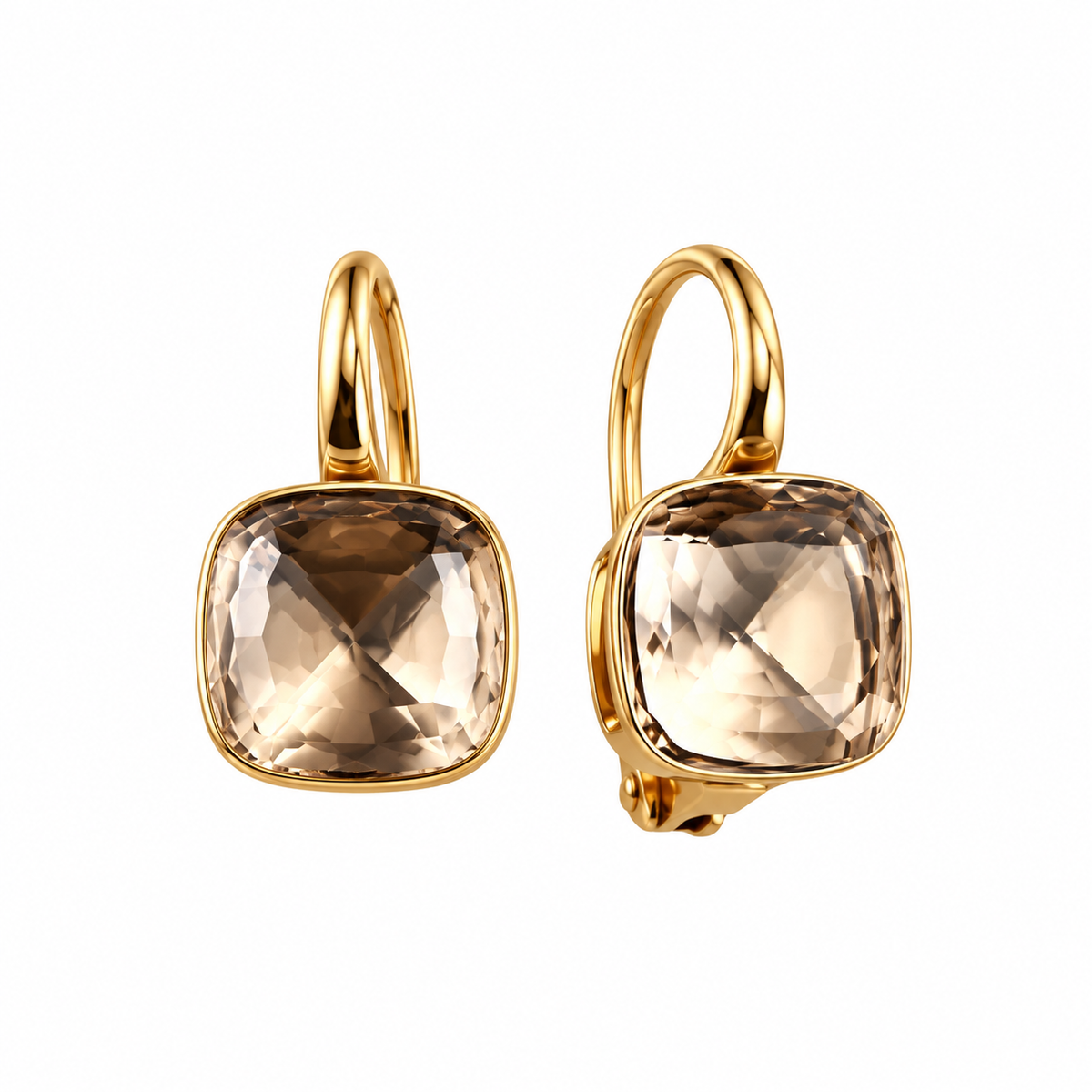 Pomellato Nudo Classic 18k Quartz Earrings