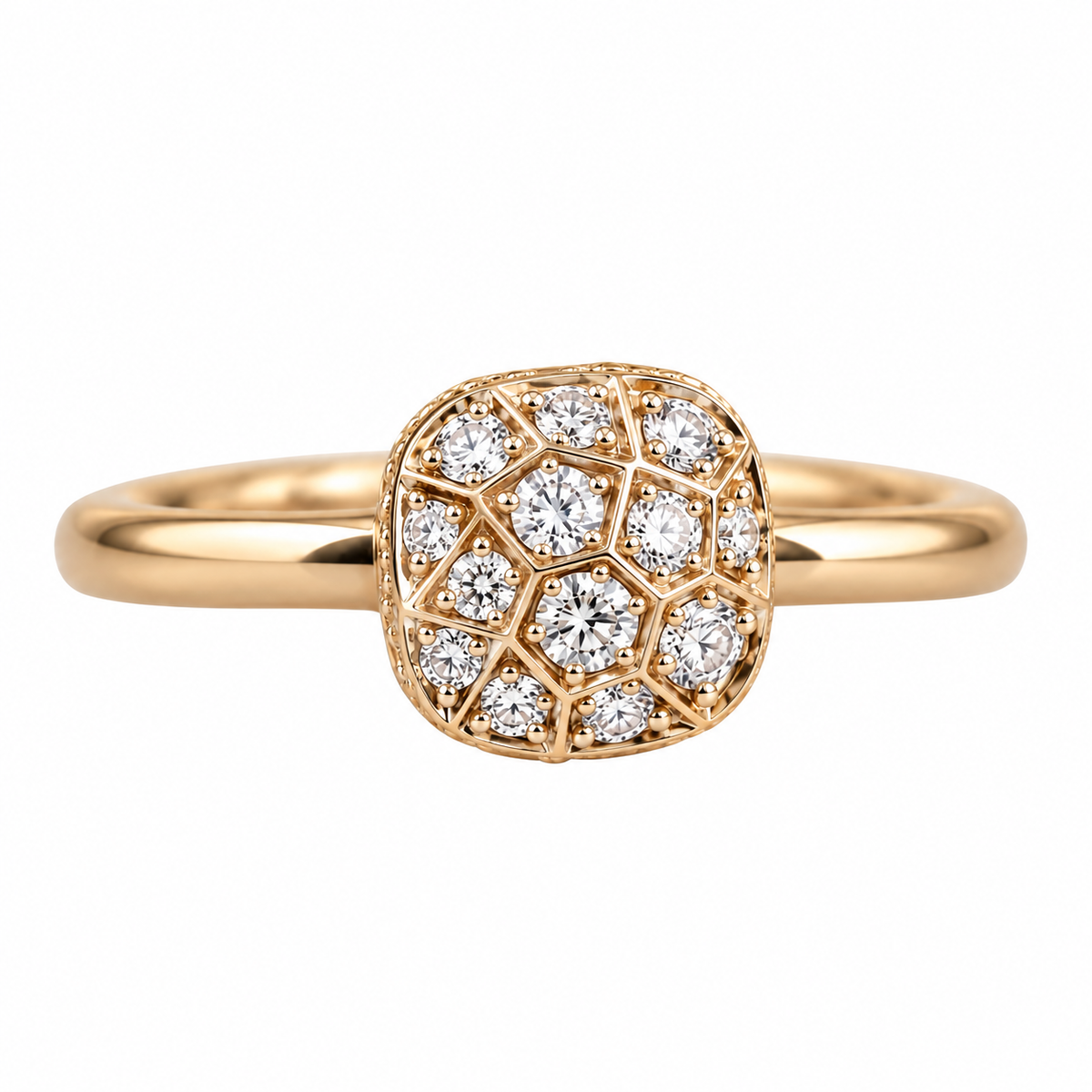 Pomellato Nudo 18k Gold Diamond Ring
