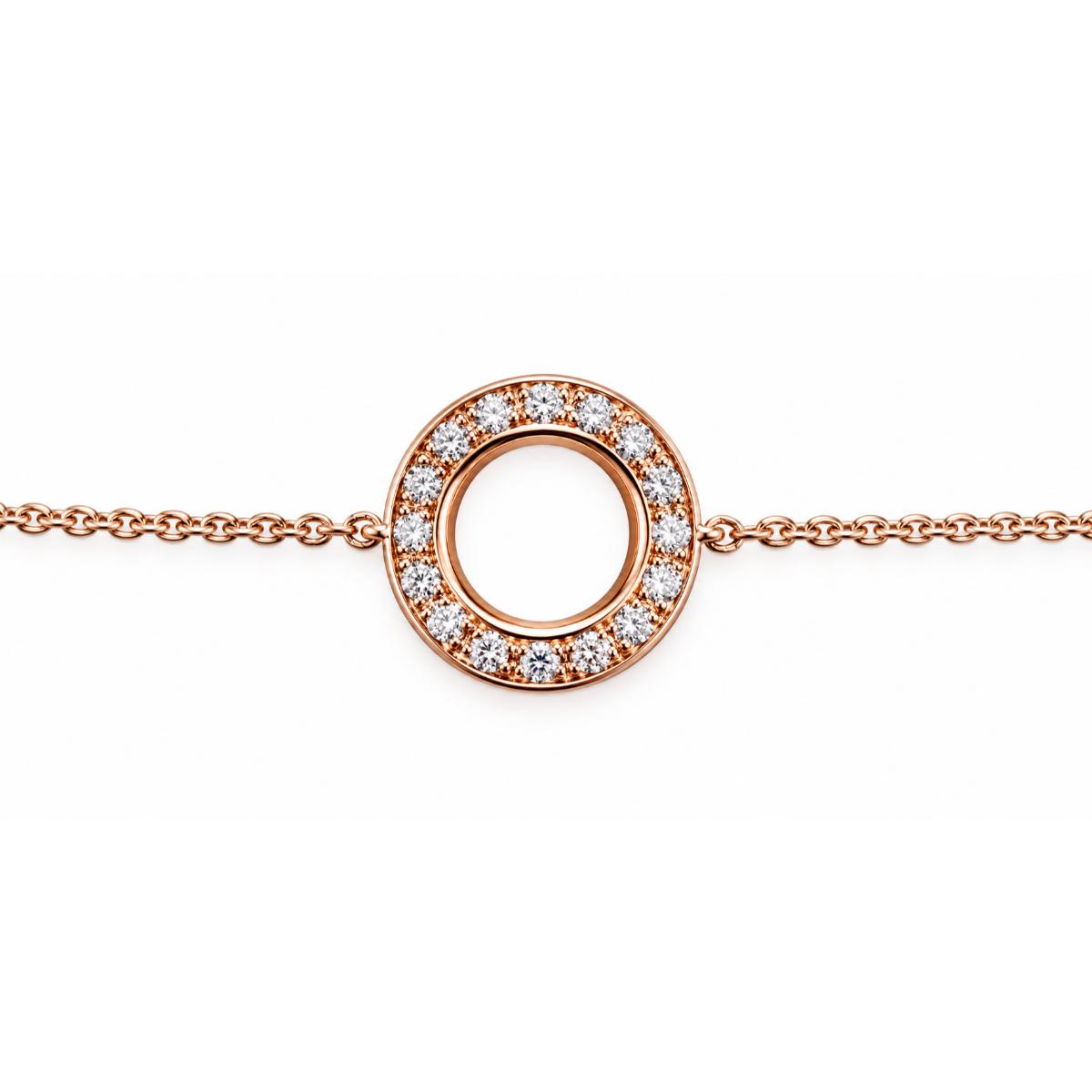 Idole De Christofle 18k Gold Diamond Chain Bracelet 6803122