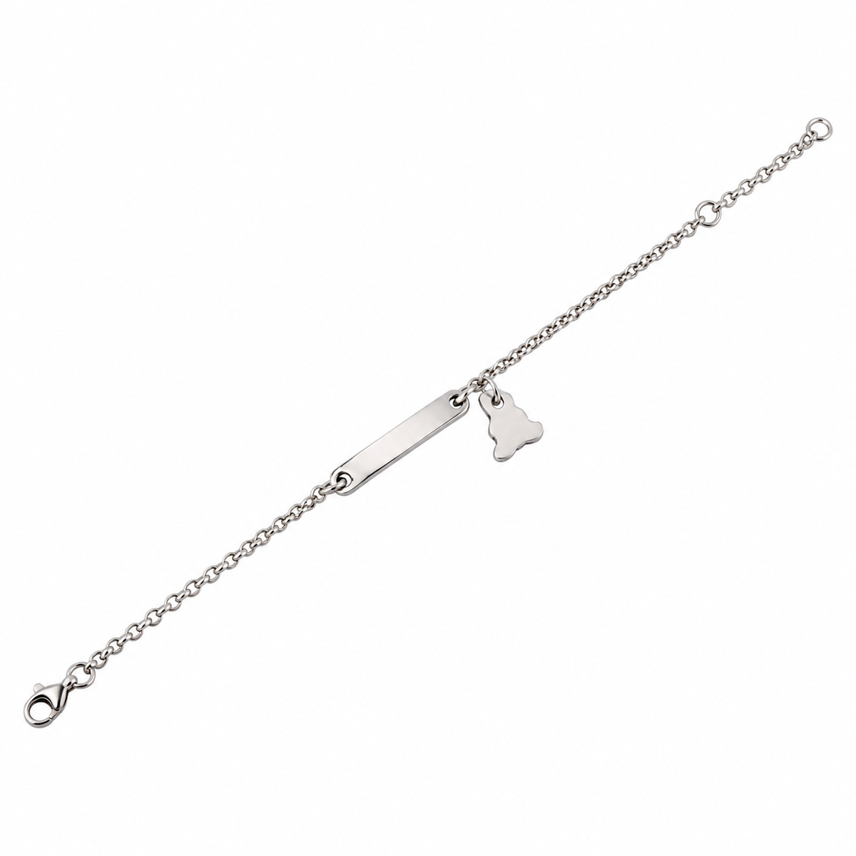 Christofle Sterling Silver Children's Personalized Bracelet 047439