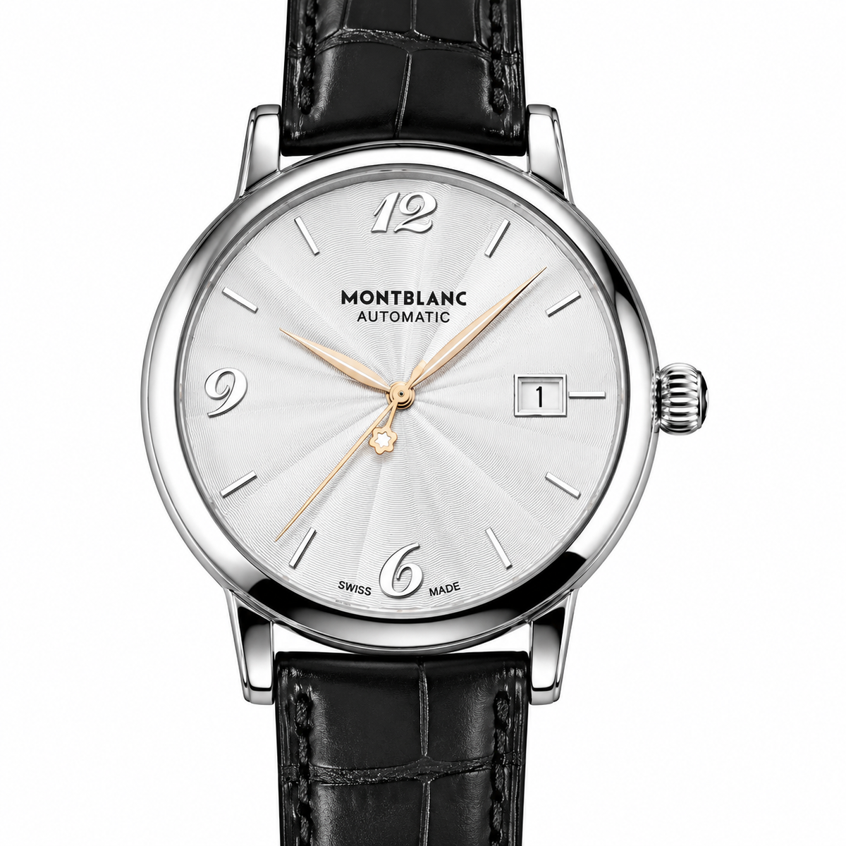 Montblanc Star Classique Automatic Guilloche Dial Watch 113823
