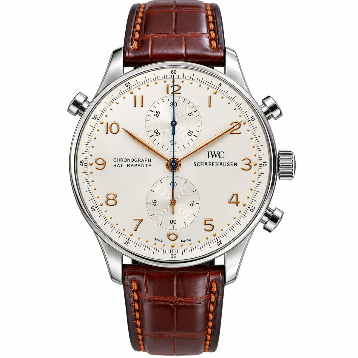 IWC Portugieser Rattrapante Split Seconds Chronograph Watch IW3712-02