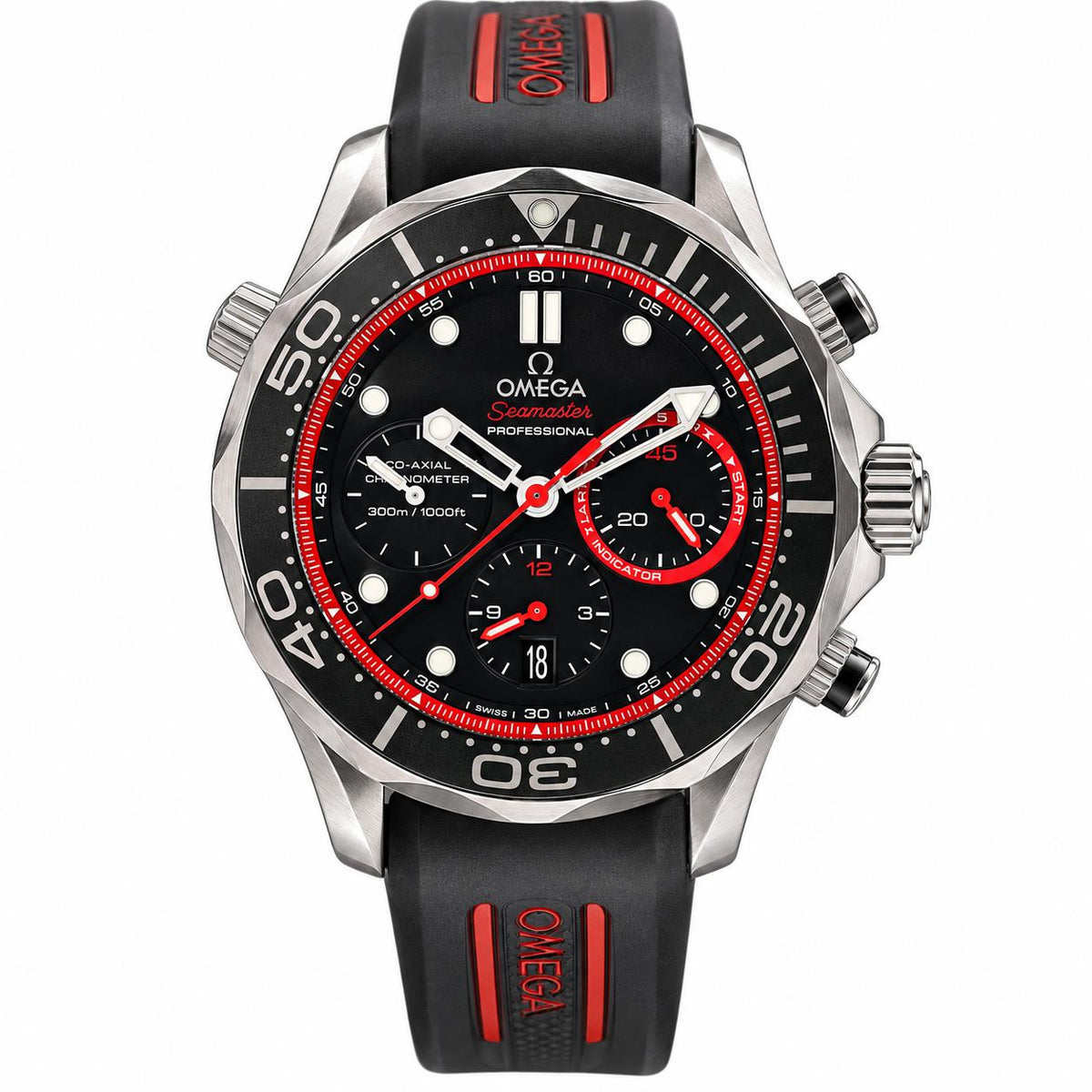 Omega Seamaster Diver 300M America's Cup Chronograph Watch 212.32.44.50.01.001