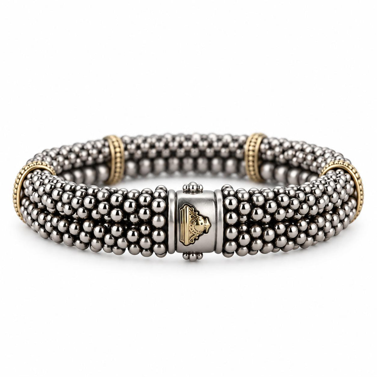 Lagos Caviar 18K Gold Sterling Silver Bracelet