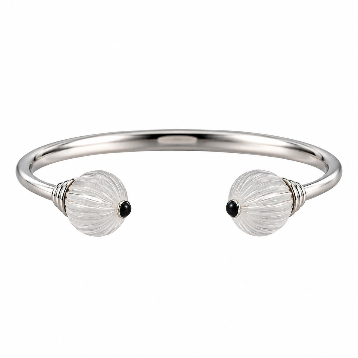 Lalique Vibrante Crystal Sterling Silver Bracelet XS 10567300