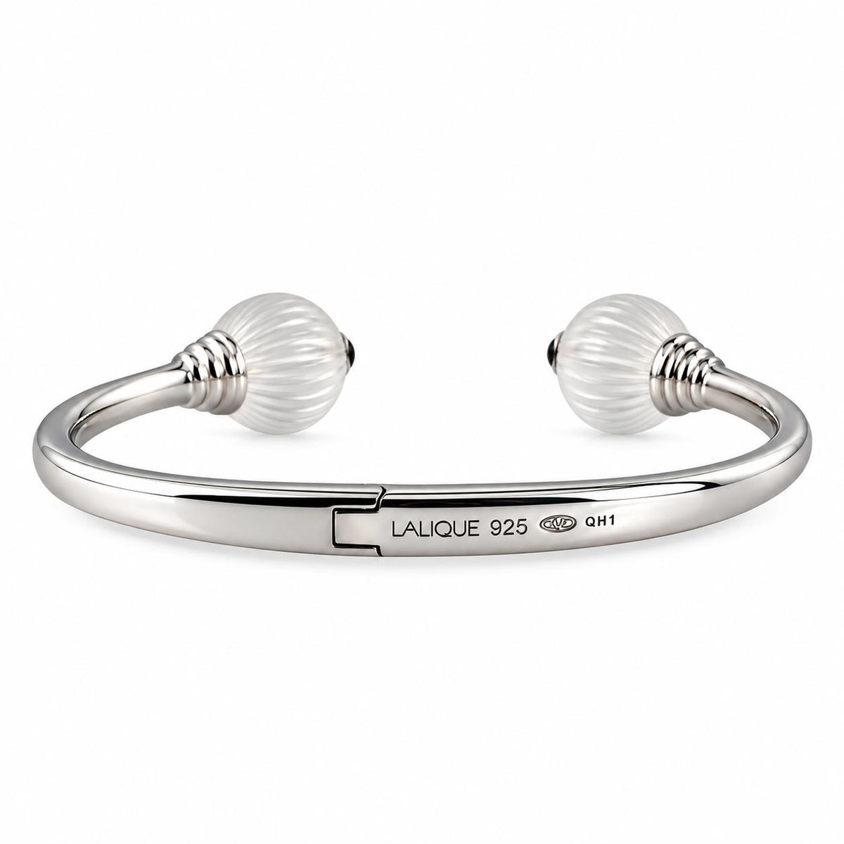 Lalique Vibrante Crystal Sterling Silver Bracelet 10567300