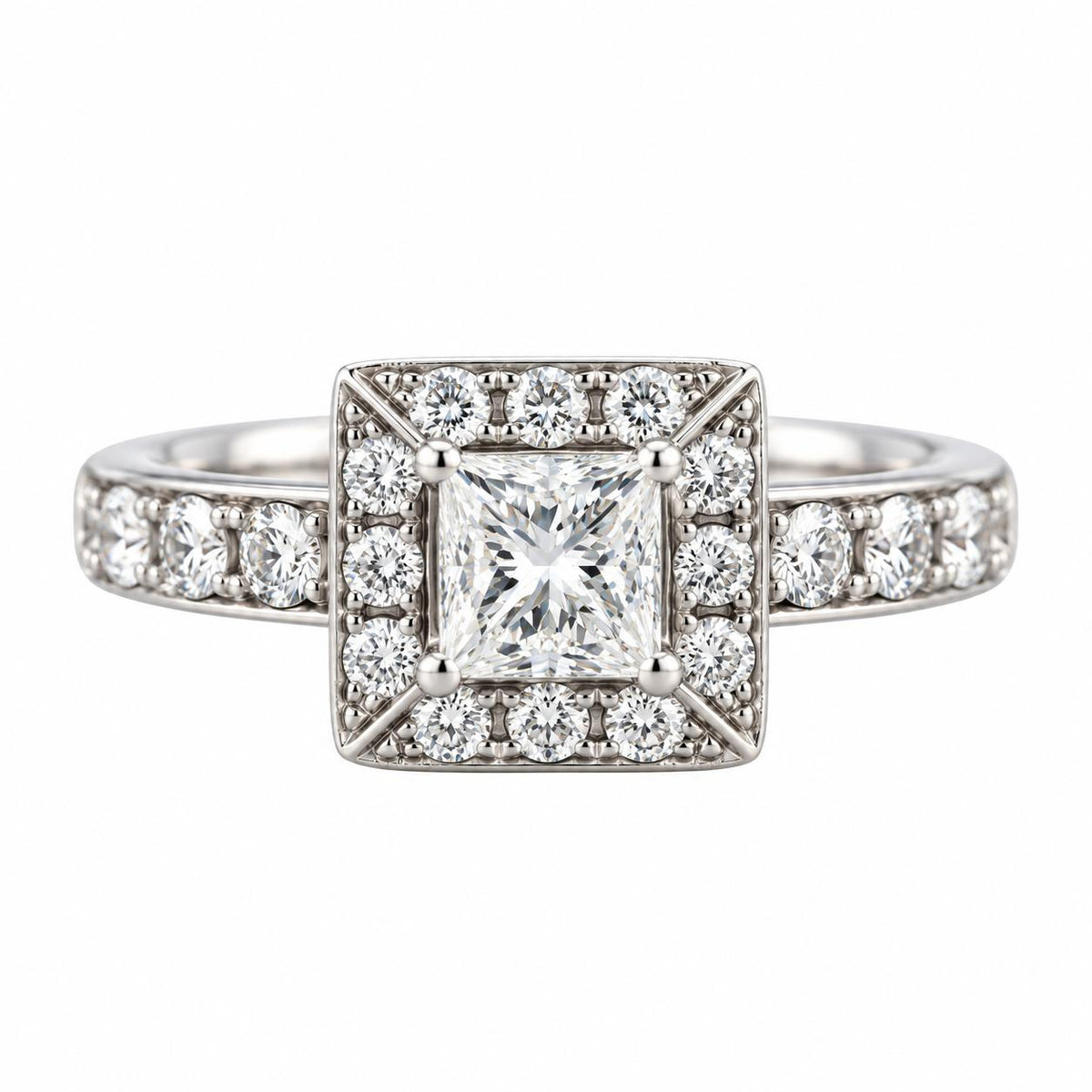 14k Gold Diamond Engagement Ring