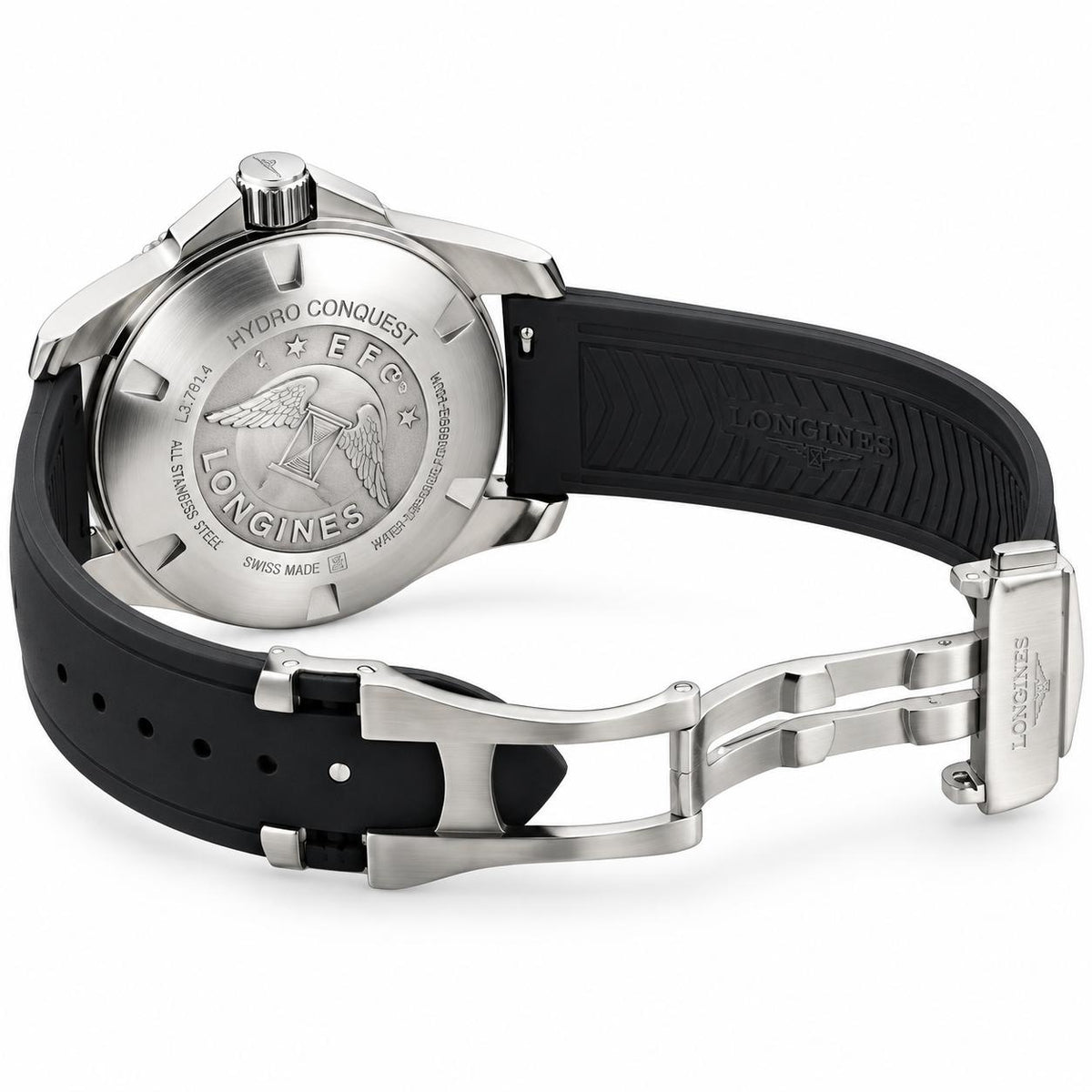 Longines Hydroconquest 44 Black Dial Automatic Steel Watch L38414