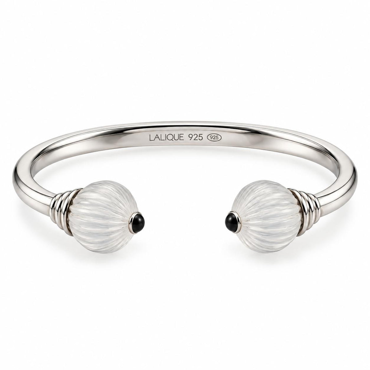 Lalique Vibrante Crystal Sterling Silver Bracelet XS 10567300