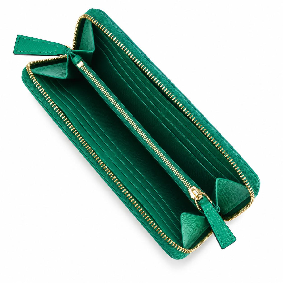 Rapport London Sussex Women's Leather Zip Wallet in Green