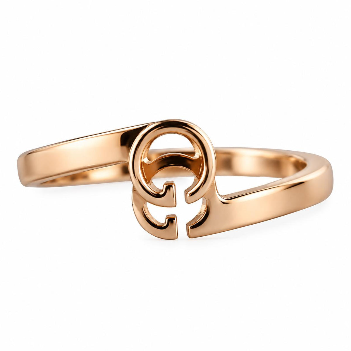 18k Gucci Running GG Rose Gold Ring Retail $850