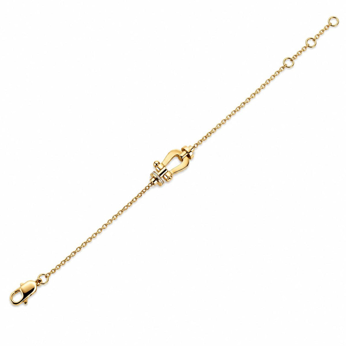 Fred Force 10 18k Yellow Gold Chain Bracelet XS