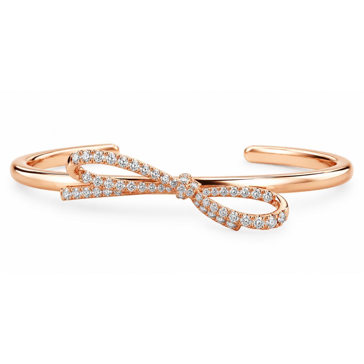 Memoire by Hearts on Fire 18k Gold Bow Cuff Bracelet